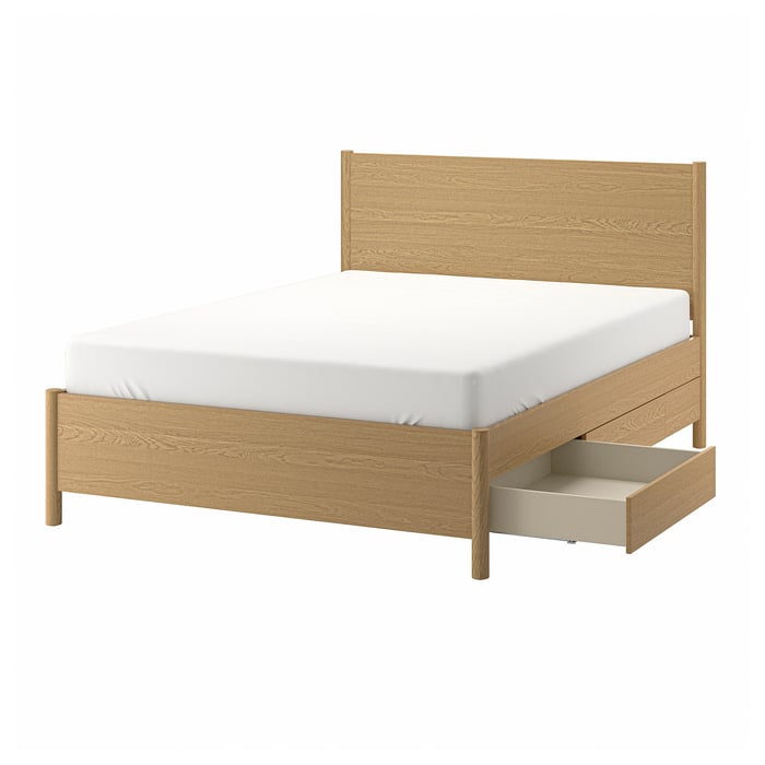 TONSTAD Estructura de cama con almacenaje